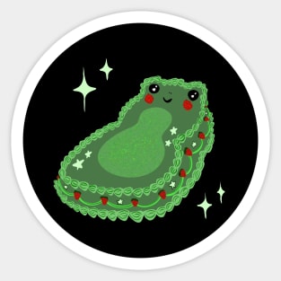 froggy cake Sticker